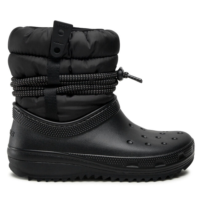 Śniegowce Crocs Classic Neo Puff Luxe Boot W - Czarny