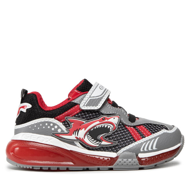 Geox Superge Geox J Bayonyc B. A J25FEA 014BU C0051 M Grey/Red