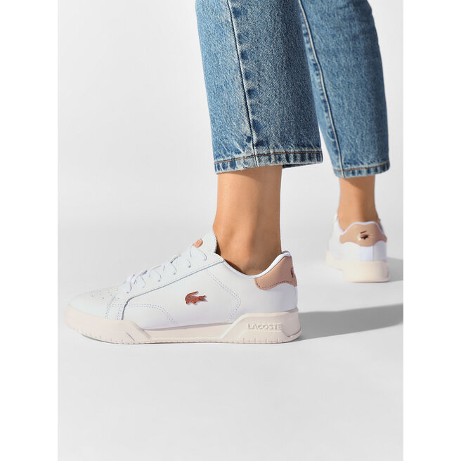 Lacoste Сникърси Lacoste Twin Serve 222 2 Sfa 744SFA00641Y9 Wht/Lt Pnk