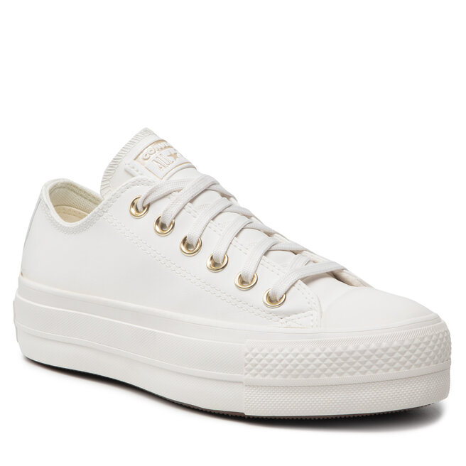 Converse Ctas Lift Ox A02610C Vintage White Vintage White