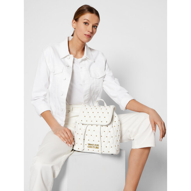 Versace jeans top bianco ottico