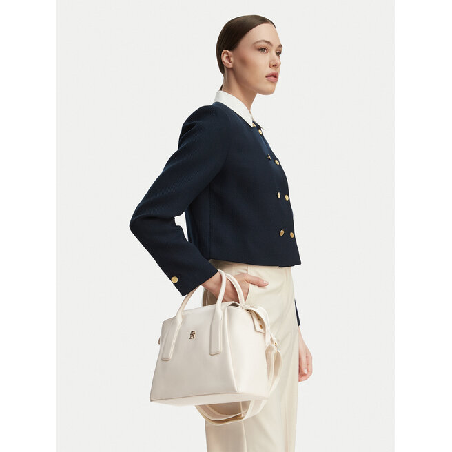 Torebka Tommy Hilfiger AW0AW18532 Kremowy -