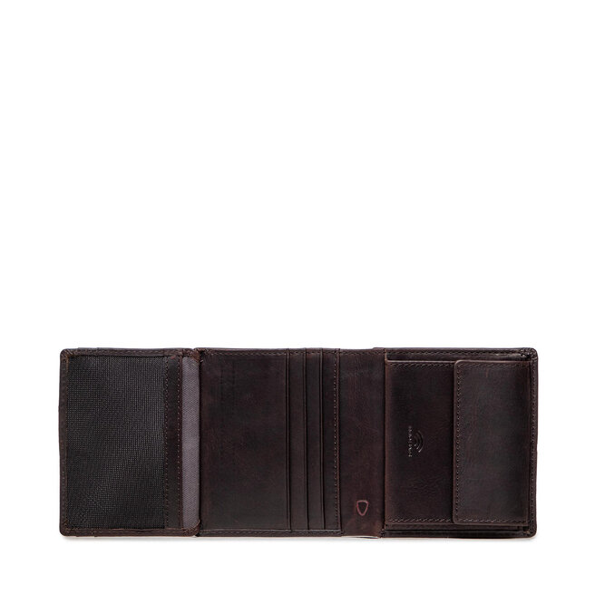 Strellson Малък мъжки портфейл Strellson Camden 4010002296 Dark Brown 702