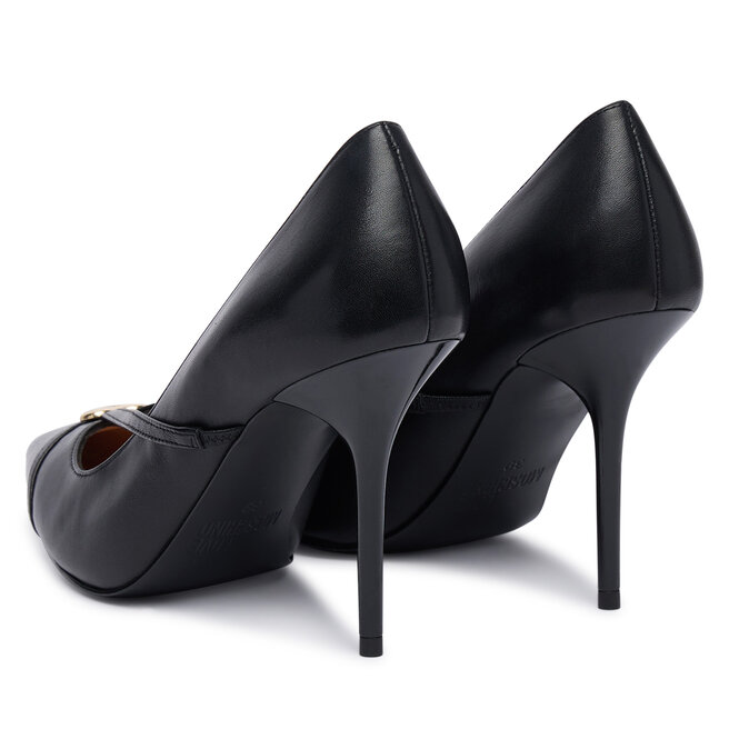 Szpilki LOVE MOSCHINO JA10119G1PIA0000 Czarny - kobiece