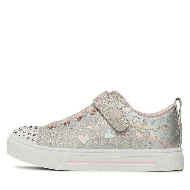 Skechers Sneakers Skechers Heather Charm 314787L/GYSL Gray/Silver