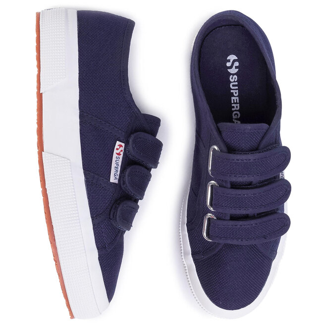 Sneakers aus Stoff Superga 2750 Cot3strapu S00BN20 Blue Navy 00G |  eschuhe.de