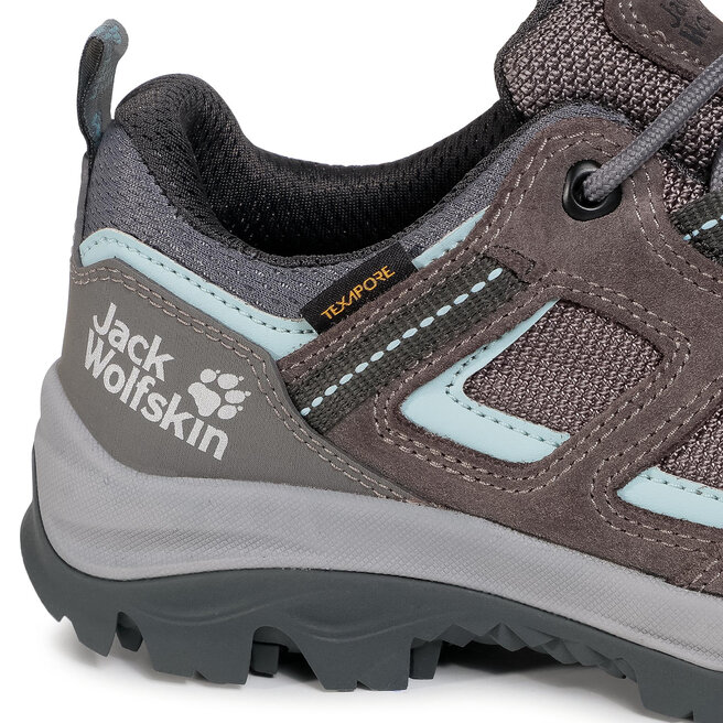 Jack Wolfskin Туристически Jack Wolfskin Vojo 3 Texapore Low W 4042451 Tarmac Grey/Light Blue