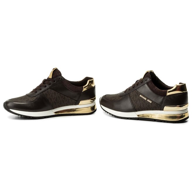 MICHAEL Michael Kors Сникърси MICHAEL Michael Kors Allie Wrap Trainer 43R6ALFP2B Brown