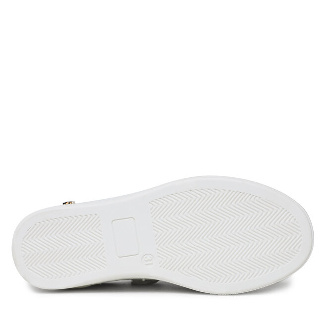 Patrizia Pepe Сникърси Patrizia Pepe PJ211.30 M Bianco/Argento