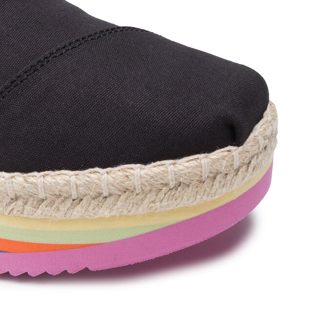 Toms Еспадрили Toms Alpargata Platform Rope High 10017849 Black