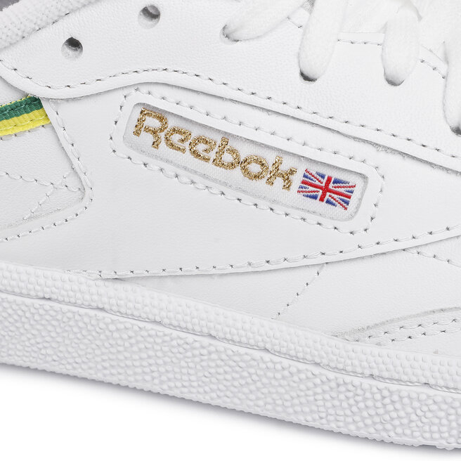 Chaussures Reebok Club C 85 EG5984 White/Heryel/White • Www.chaussures.fr