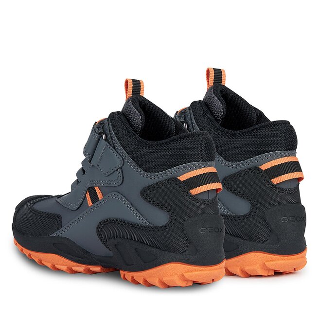 Geox Cizme de zăpadă Geox Jr New Savage B Abx J261WB 050BU C0904 D Dk Grey/Orange