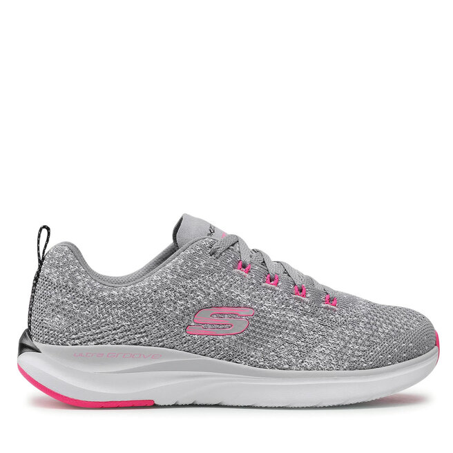 Skechers Boty Skechers Ultra Groove 149019/GYHP Gray/Hot Pink