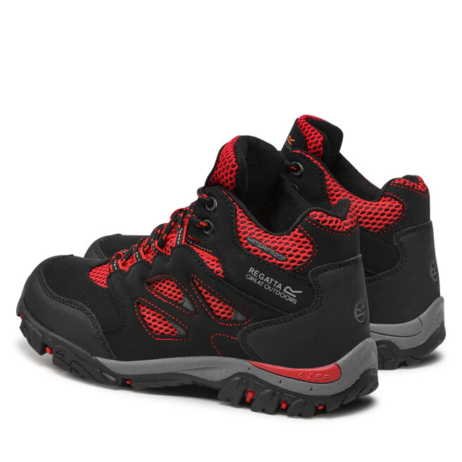 Regatta Trekkings Regatta Holcombe Iep Mid Jnr RKF573 Black/Pepper 9DR