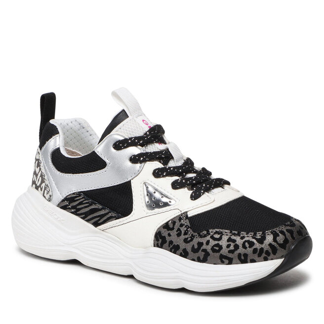 Geox Сникърси Geox J Bubblex G. B J04CNB 014BS C0504 S Black/White