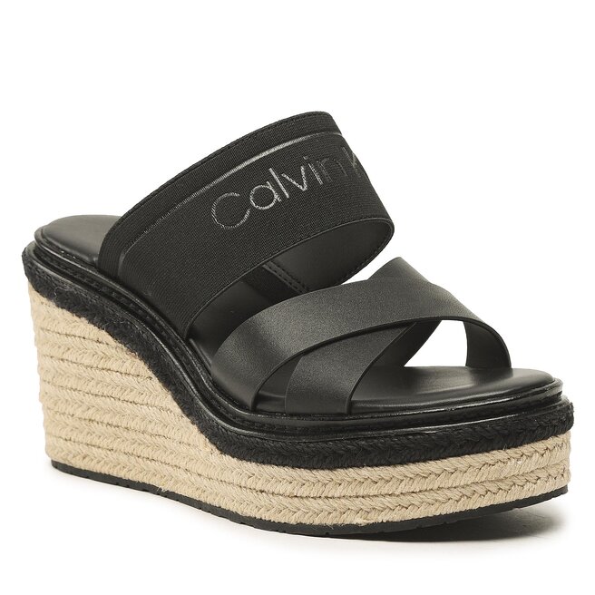 Calvin Klein Еспадрили Calvin Klein Wedge 50Hh HW0HW01498 Ck Black BEH