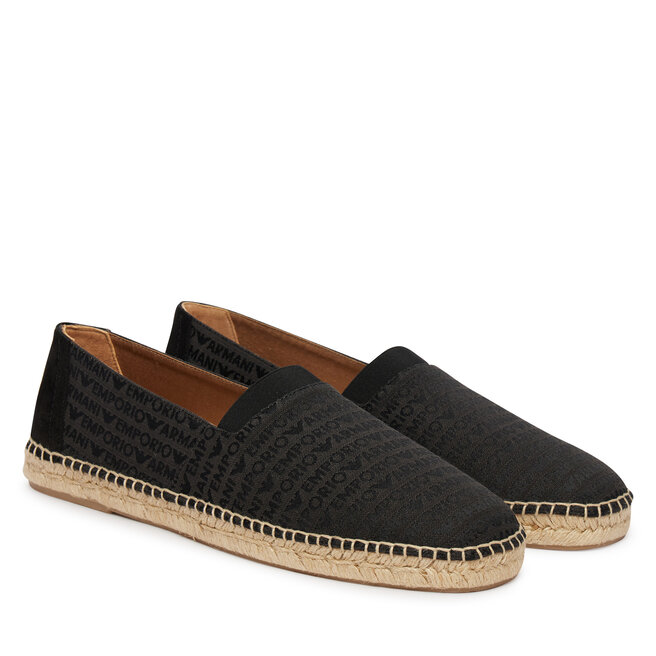 Espadryle Emporio Armani EM005853 AF25529 MC012 Czarny - męskie