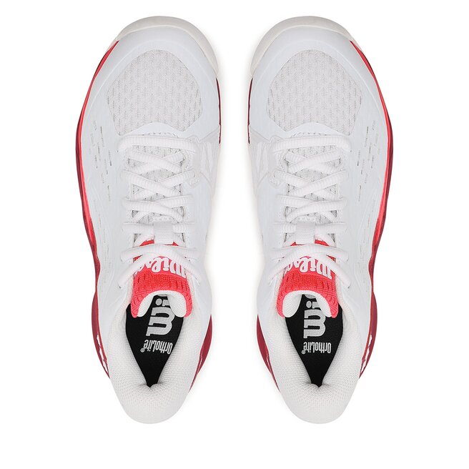 Wilson Pantofi Wilson Rush Pro Ace Jr WRS330380 White/Beet Red/Diva Pink