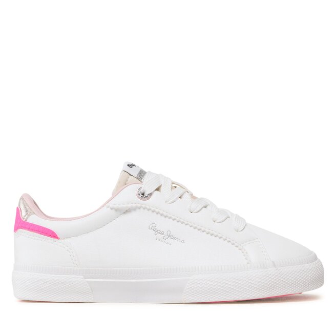 Tenisówki Pepe Jeans Kenton Basic Girl - Biały