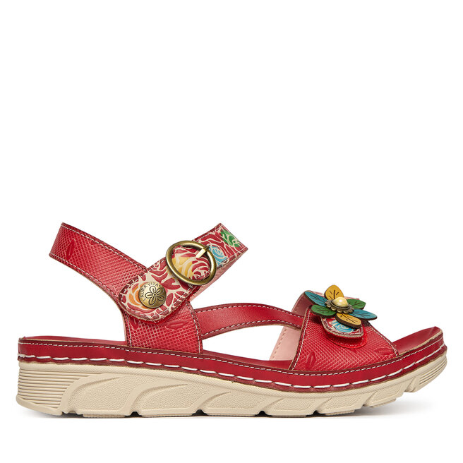 Sandały Laura Vita Dorry 21 Czerwony - kobiece