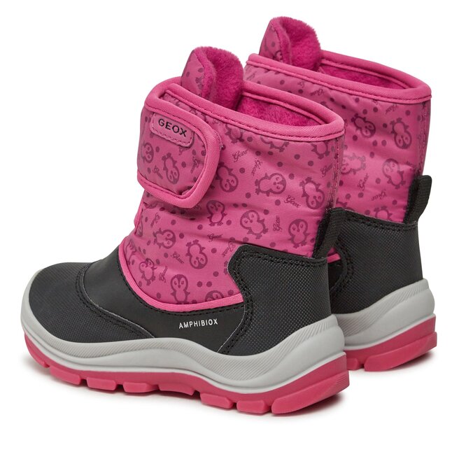 Geox Cizme de zăpadă Geox B Flanfil Girl B Abx B263WG 0BCMN C0922 S Black/Fuchsia