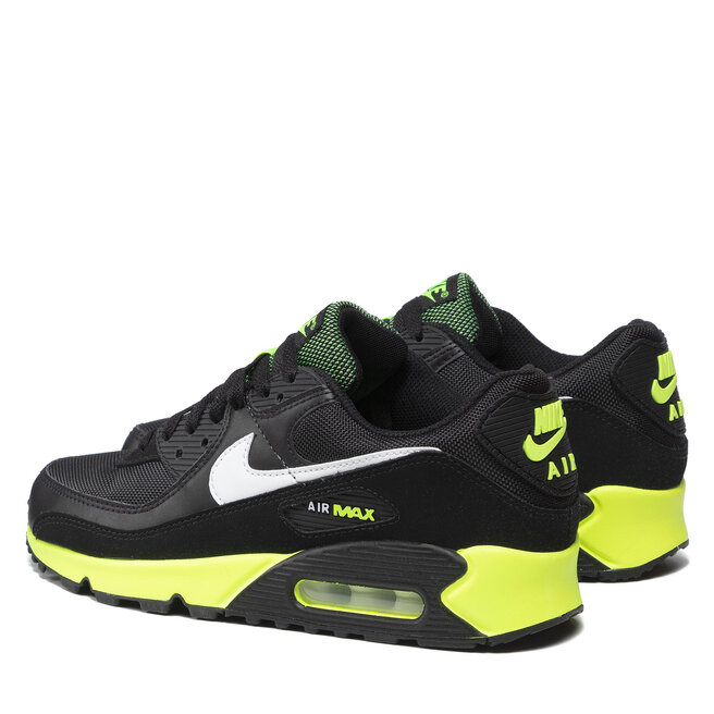 air max 90 black hot lime