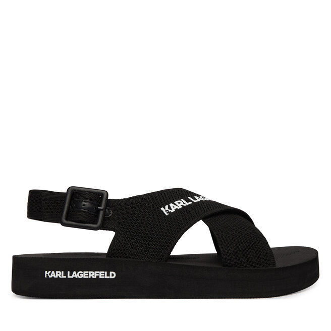 Sandały KARL LAGERFELD Atlantik KL70526 Czarny - męskie