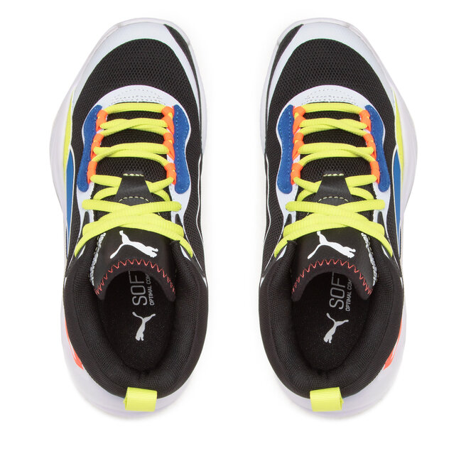 Puma Topánky Puma Playmaker Jr 387353 04 Jet Black/Royal/White/Lime