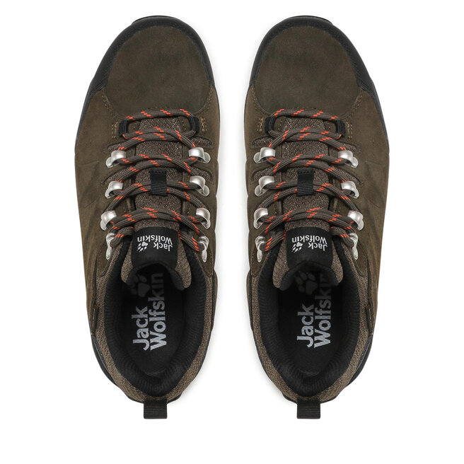 Jack Wolfskin Bakancs Jack Wolfskin Refugio Texapore Low M 4049851 Khaki/Phantom