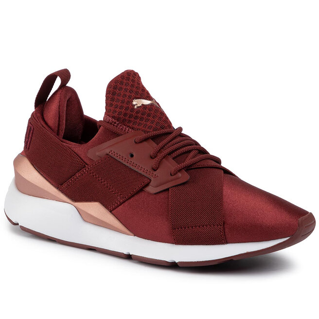 Puma muse hot sale satin red