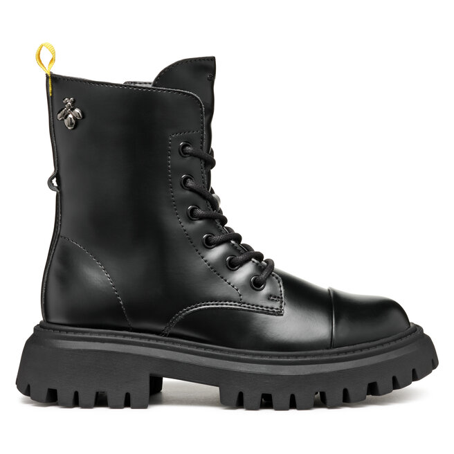 Kozaki Geox J Maquinnens Girl J46M6B 000CN - M Czarny
