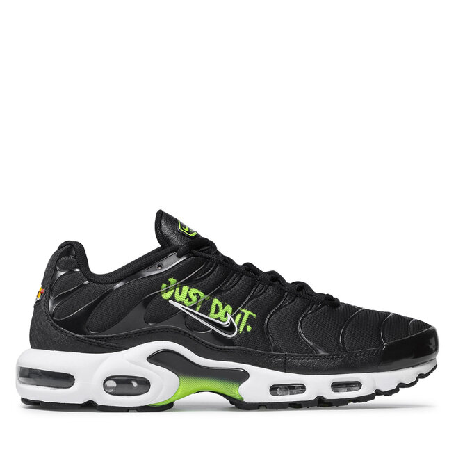 air max plus black/volt/dark grey/white