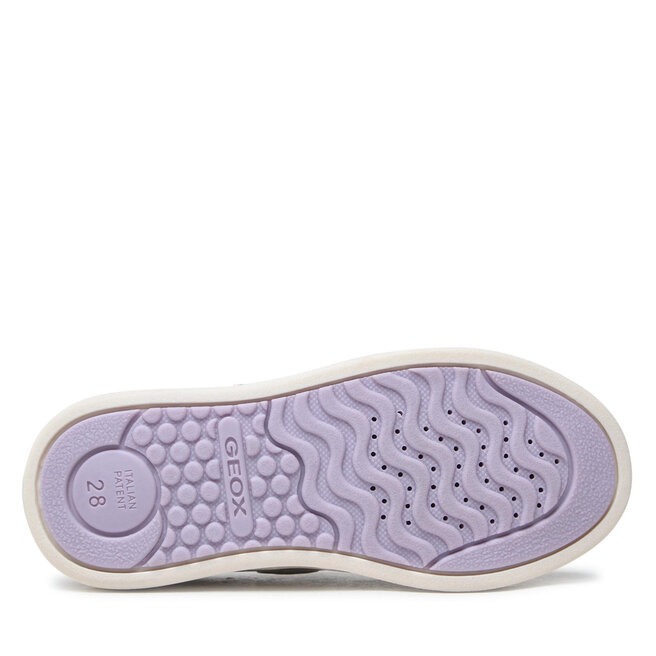 Geox Сникърси Geox J Skylin G. F J258WF 0AJAY C0162 S Silver/Fuchsia