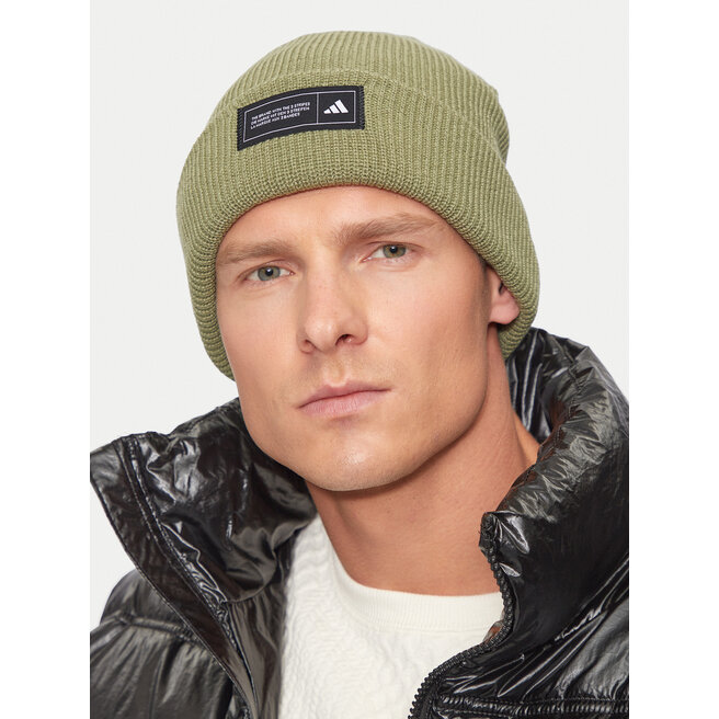 Czapka adidas Essentials Cuffed Beanie - Zielony