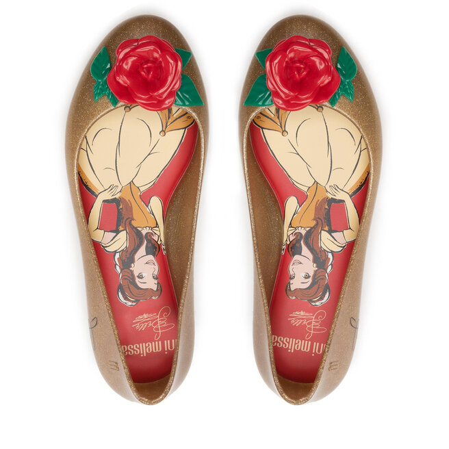 Melissa Balerini Melissa Mini Melissa Sweet Love + Disn 33448 Gold/Red 50795