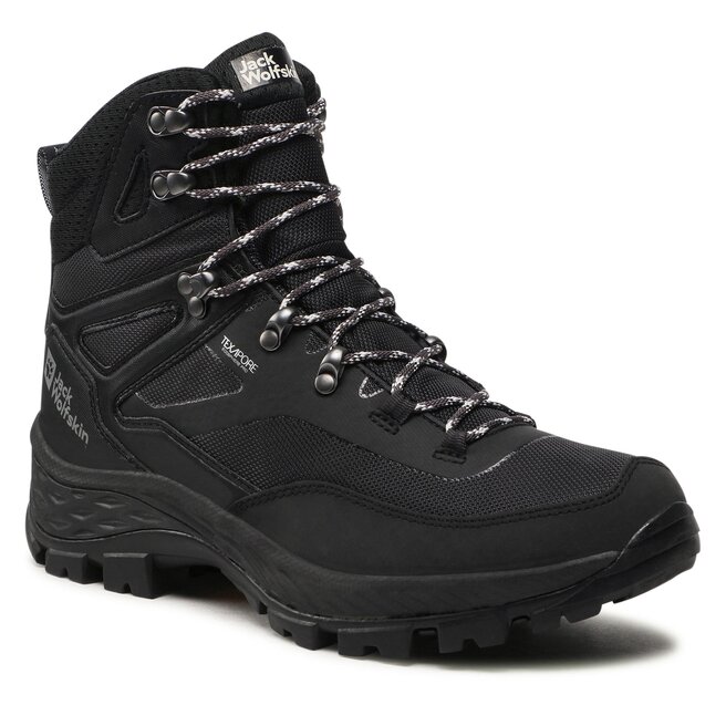 Trekkings Jack Wolfskin Rebellion Guide Texapore Mid M 4053791 Black 6000 4053791 imagine noua