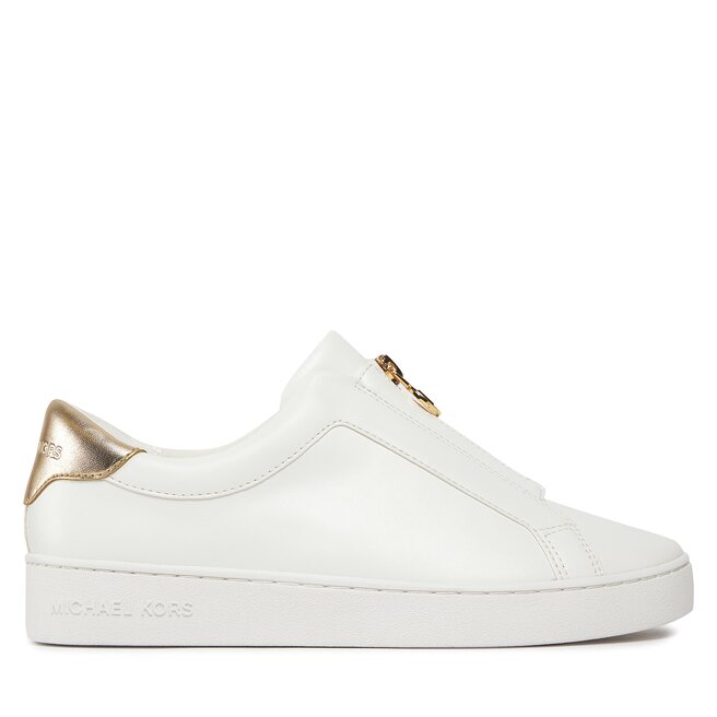 Sneakersy MICHAEL Michael Kors Keaton Zip Slip On - Biały