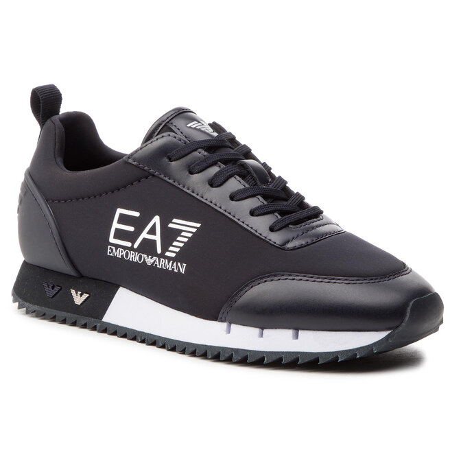 Sneakersy EA7 Emporio Armani XSX004 XOT08 00560 Blu Notte | eobuwie.com.pl