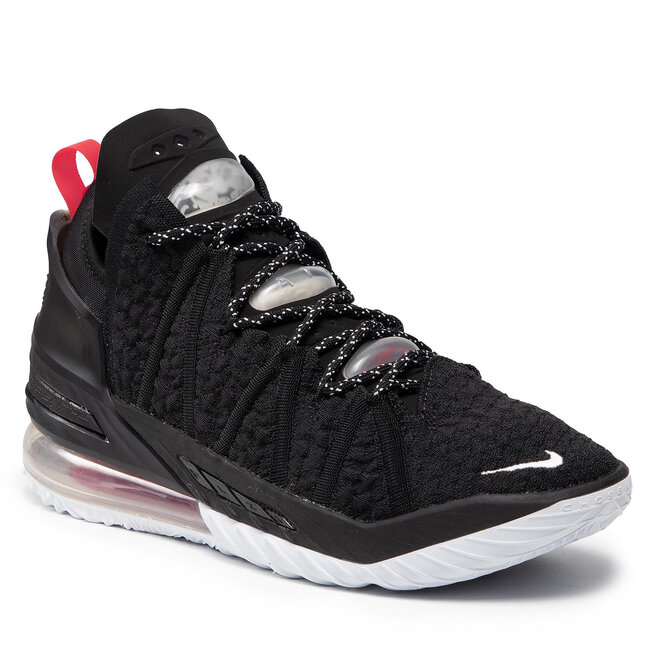 Pantofi Nike Lebron XVIII CQ9283 001 Black/White/University Red 001 imagine noua gjx.ro