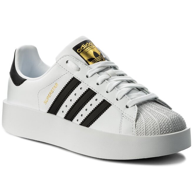 Обувь adidas Superstar Bold W BA7666 Ftwwht/Cblack/Goldmt • Eobuv.com