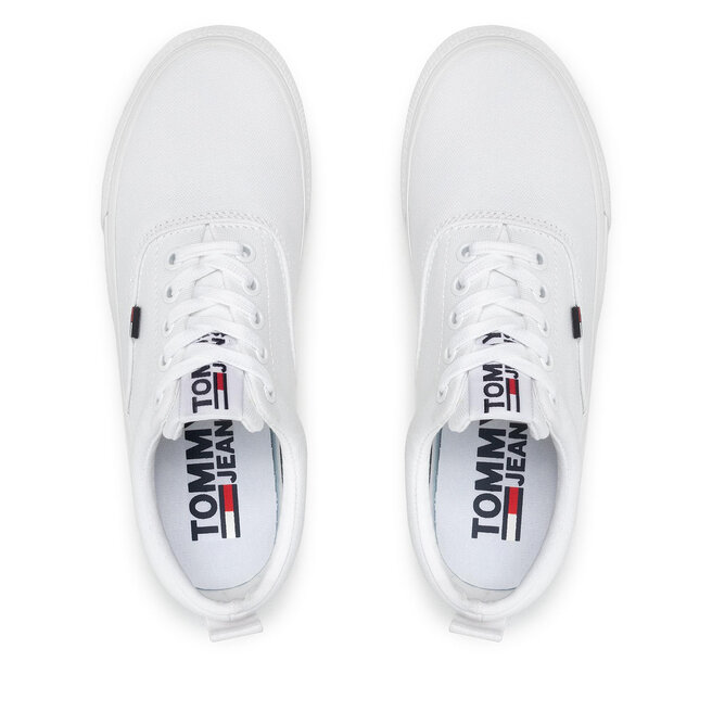 Tommy Jeans Гуменки Tommy Jeans Classic Tommy Jeans Sneaker EN0EN00986 White 100
