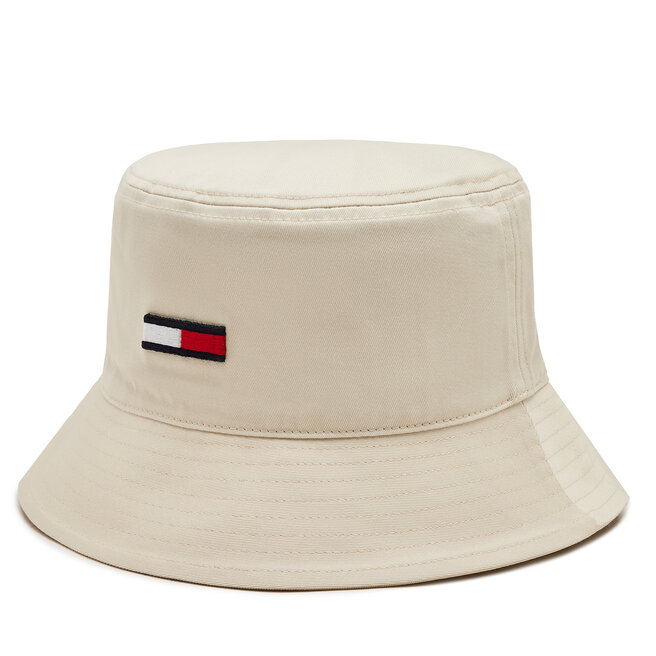 Καπέλο Tommy Jeans Tjm Elongated Flag Bucket Hat AM0AM11697 Εκρού