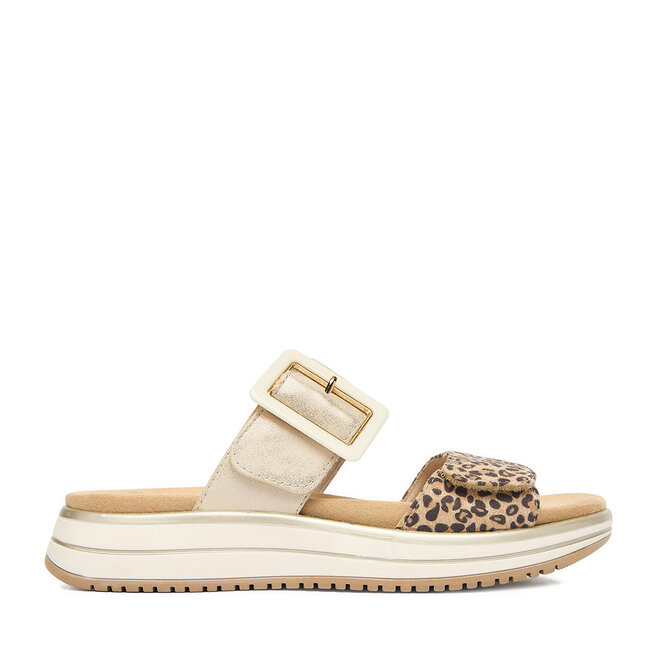 Klapki Remonte CEO-D1J61-91 Złoty -