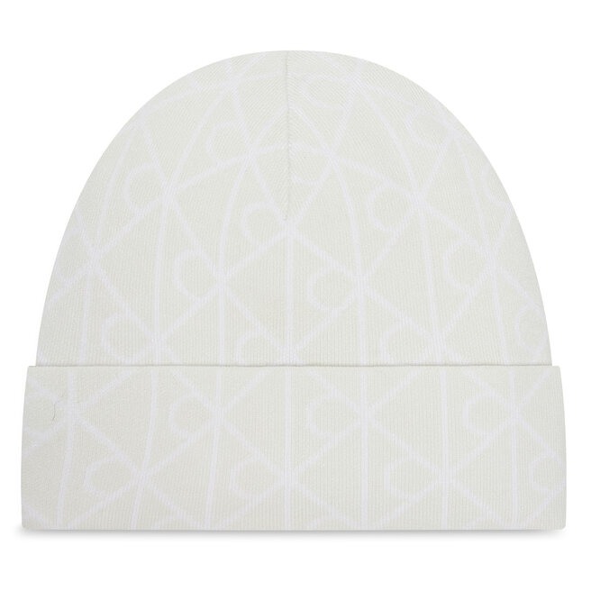 Czapka Calvin Klein LV04D8050G Kremowy -