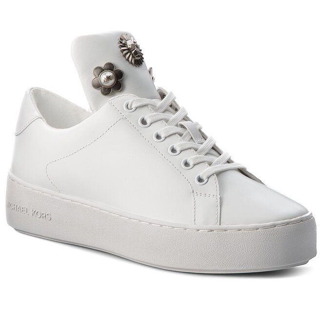 Sneakersy MICHAEL Michael Kors Mindy Lace Up 43T8MNFS1L Optic White ...