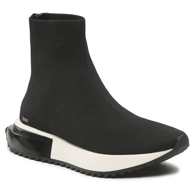 Sneakers DKNY Promila-Sock Sneak K3261593 Black BLK Black imagine noua gjx.ro