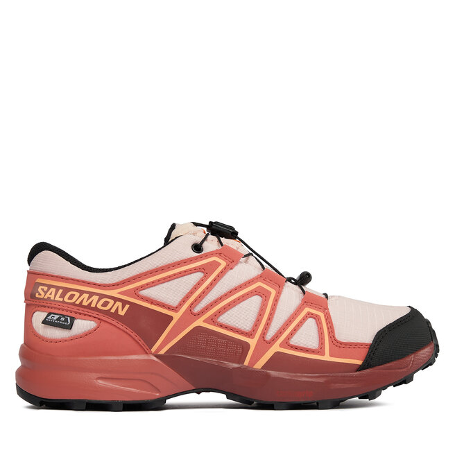 Salomon Boty Salomon Speedcross Climasalomon™ Waterproof L47278800 English Rose/Cow Hide/Cantaloupe