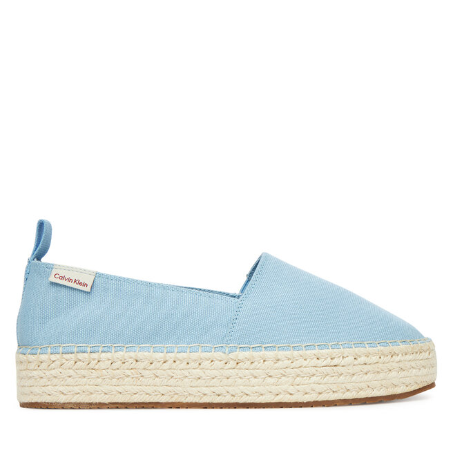 Espadryle Calvin Klein Jeans Platform Espadrille Ml Cs - Błękitny