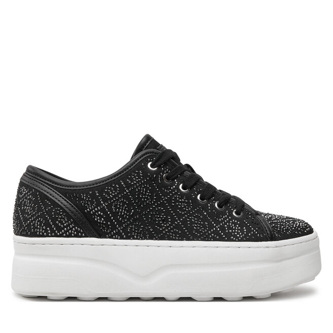 Sneakersy Guess Queeny FLTQEN - Czarny