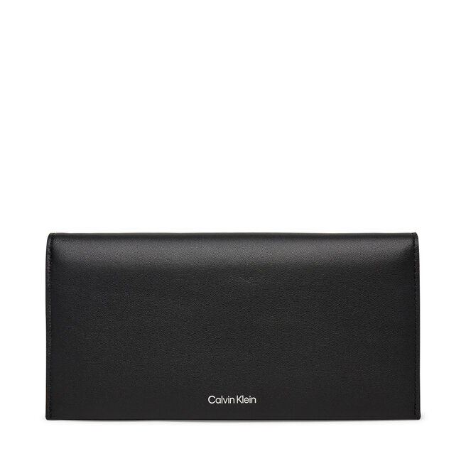 Portfel damski Calvin Klein Ck Narrate Large Origami Wallet - Czarny